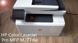 Review: HP Color LaserJet Pro MFP M277dw - Multifunction printer with network scanning (instructi...