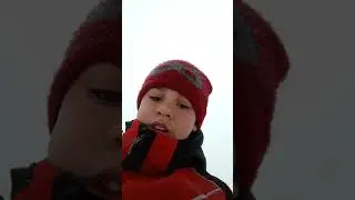 Путешествие в Карпаты часть2 Катаюсь на санках