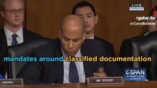 Sen Cory Booker  Nunes Memo May Be  Treasonous