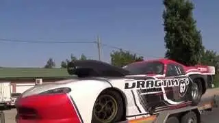 Dodge Viper drag racing car
