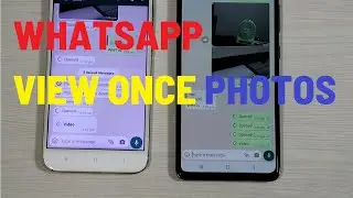 WhatsApp View Once Photos Videos Feasture | How To Send DISAPPEARING Photos & Videos