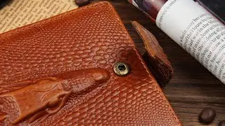 Мужской портмоне из китайского крокодила