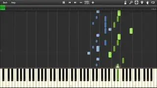 Professor Layton vs Phoenix Wright - Main Theme - Piano tutorial (Synthesia)