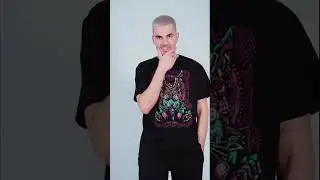Черная футболка Кибер Заяц
