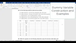 Understand the Concept of Dummy Variables and Examples by Noman Arshed