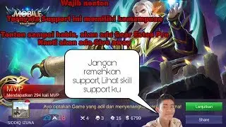 Wajib nonton. Ternyata Hero support ini mempunyai kemampuan ...........