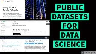 Public datasets for machine learning