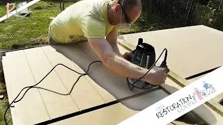DIY TONGUE & GROOVE EFFECT PANELS