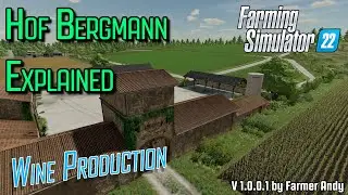 👨🏼‍🌾 FS22 Hof Bergmann Explained 👨🏼‍🌾 Grape Juice and Wine Production