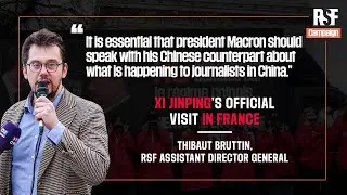 RSF protests the visit of press freedom predator Xi Jinping in France