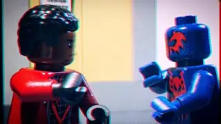 Miles Morales Punches Spiderman 2099 in the Face