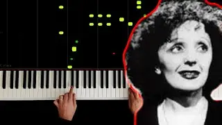 Edith Piaf - La foule - Piano Tutorial