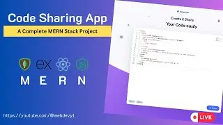 🔴 Live Coding: Building a Code Sharing App from Scratch | MERN Stack Live Stream