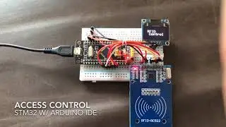 RFID reader with STM32 and OLED Display (Arduino IDE)