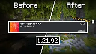 Best Night Vision Texture Pack for Minecraft 1.21.92 🔥
