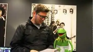 Kermit the Frog backstage at "Ellen"