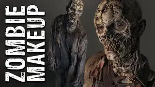 Rotting Zombie Makeup Transformation