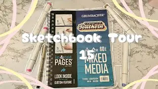 Sketchbook Tour 15 // Sketches, Intober & More!