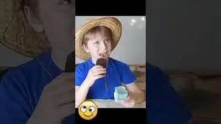 How to eat ice cream on a stick 😂 #shorts Cool Funny video by SanulkaShow
