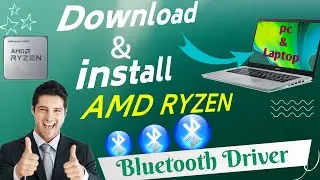 How To Download (AMD Ryzen Processor) Bluetooth Driver in Hindi 🔥
