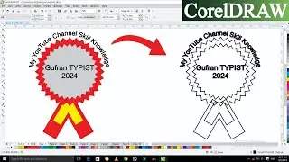 coreldraw logo ideas | How To Make Award Logo, Certificate Logo? | Logo Design in CorelDRAW