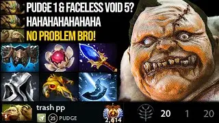 PUDGE = AUTOWIN! | Pudge 1 & Faceless Void 5 | Pudge Official