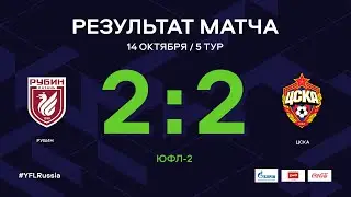 «Рубин» - ЦСКА. Обзор матча | 5 тур | ЮФЛ-2 2020/21