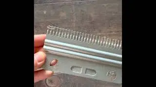 Двухфонтурные короткие гребёнки для вязальных машин 5 класса.