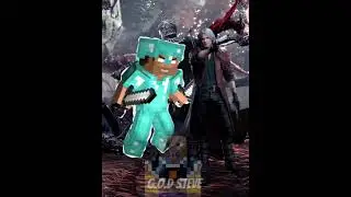 Steve #vs dante (Who is Strongest) #edit #minecraft #anime #subscribe