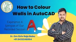 How to Hatch in AutoCAD | How to Colour Walls in AutoCAD | Install our App to Learn Detailed AutoCAD