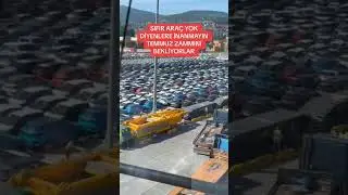 Sıfır araba yok Maalesef