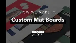 How We Make Custom Photo Mats at Studio Style