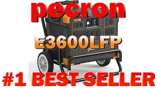 Pecron E3600LFP Portable Power Station 3072Wh Solar Generator for Home, RV Camping CPAP (B0D83RTB24)