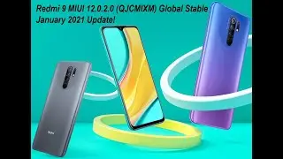 Redmi 9 MIUI 12.0.2.0 (QJCMIXM) January 2021 Global Stable Update Features Review | No Android 11?