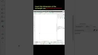 #Shorts How to Draw a Rectangle with Specific Dimension