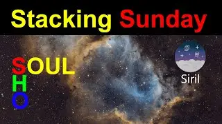 Stacking Sunday 3: Stacking the Soul Nebula in a SHO palette using Siril and Photoshop.