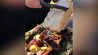 دودی کردن پپرونی با چوب گردو در شمال ایران