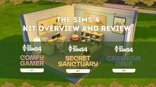 New Sims 4 Kit Overview and Reviews | Comfy Gamer | Secret Sanctuary | Casanova Cave