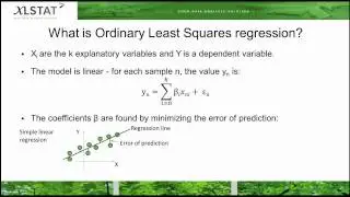 Ordinary Least Squares regression or Linear regression