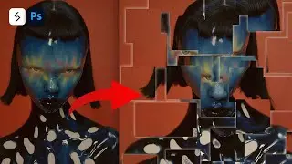 INSANE Tiles Photo Effect in PHOTOSHOP