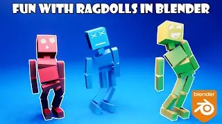RAGDOLL Animation | How we Make Ragdoll Animation In Blender | RgidBody