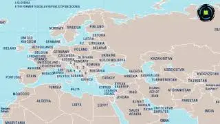 World Country Map With Country Name HD