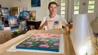 Giving Away ORIGINAL ART + How to Package Paintings