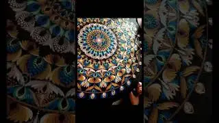 Work shorts of my latest 36 inches mandala painting