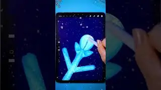 Create Snowflake in Procreate with This Free Tutorial! Comment below if you want it! ❄️