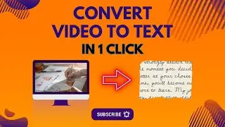 Video To Text Converter Online Free AI 2024 | Audio To Text | Free Transcription AI
