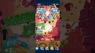 Angry birds pop bubble shooter HARD LEVEL 311 3 STARS NO BOOSTERS |