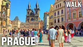 PRAGUE Walking Tour 2025 for Big TVs | 4K 60fps City Walk Through the Capital of the Czech Republic