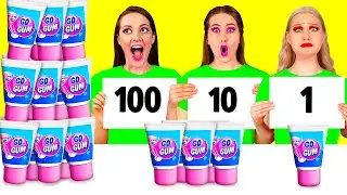 100 Слоев Еды Челлендж | Потрясающие Кухонные Лайфхаки от RaPaPa Challenge