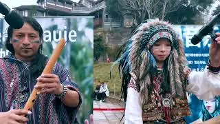 El Sonido Del Silencio - Quena y Zampoña - Jean Atauje y Aileen en vivo 🪈❤️💎🌈🍀🌍